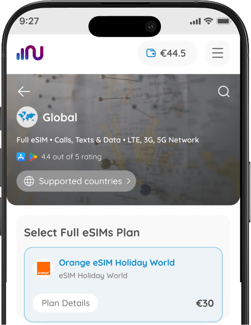 1- Buy your Full eSIM