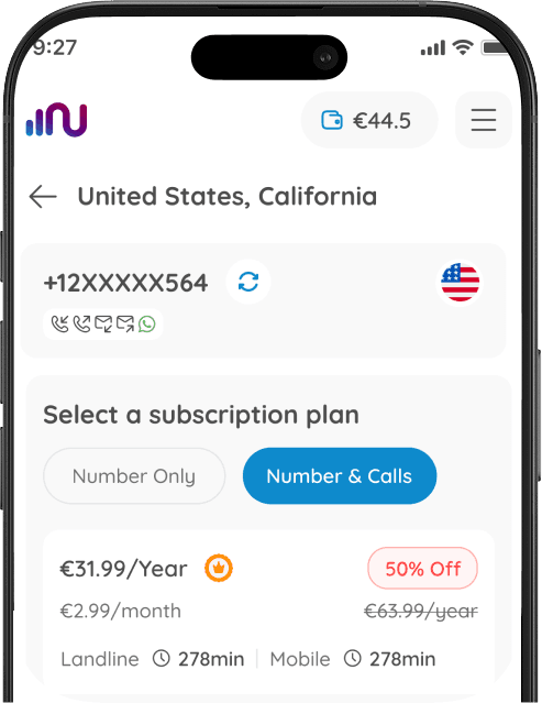 4. Choose Your Plan & Number