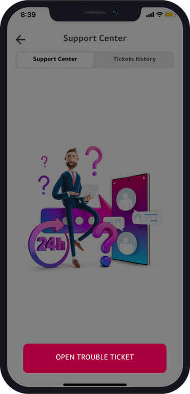 customer support center