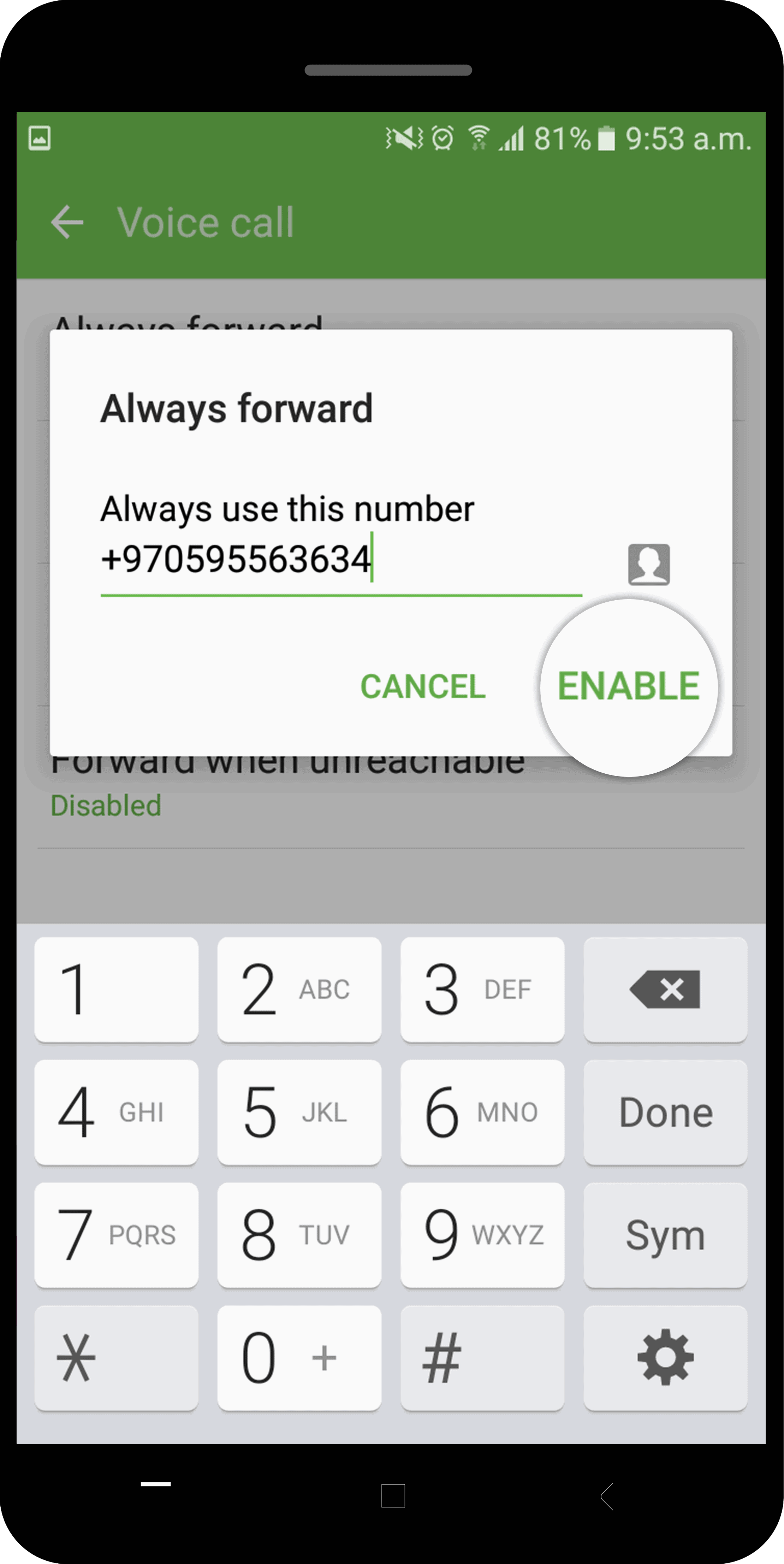 how to activate call forwarding and enable it in your Android