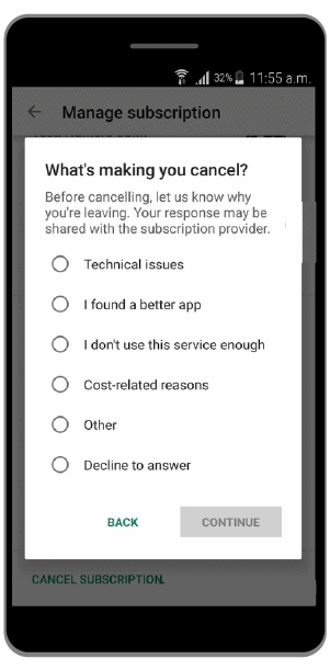 Numero cancel subscription 4
