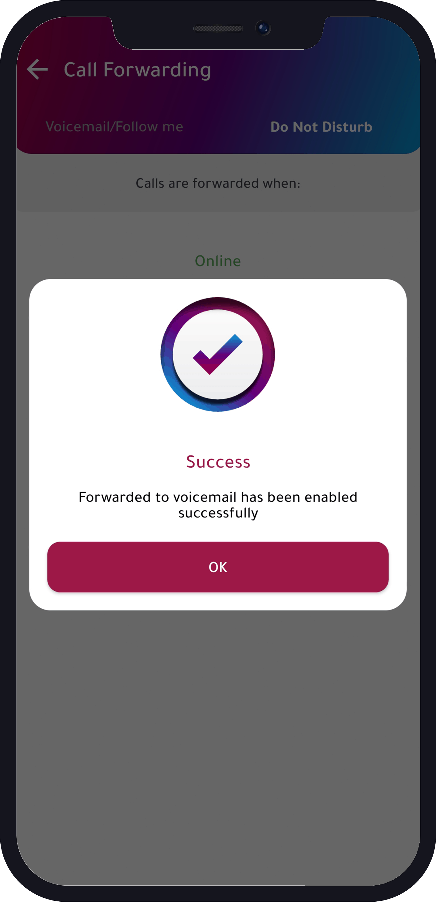 forwarding to voicemail