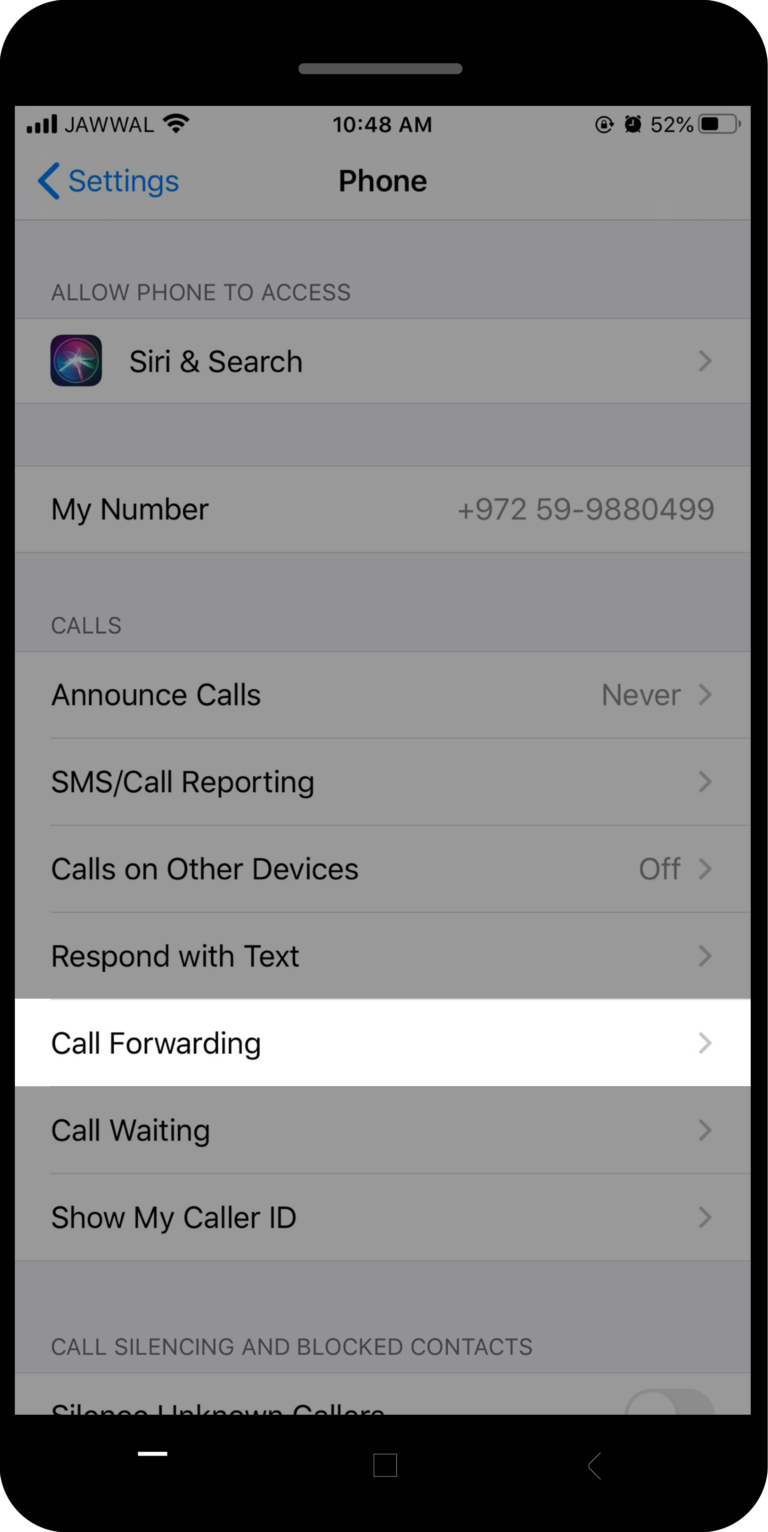 How to activate call forwarding on Android, iOS or Numero?