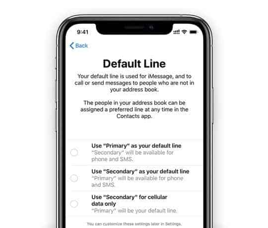 تغيير-الاعدادات-الافتراضيه-ايفون-شريحتين