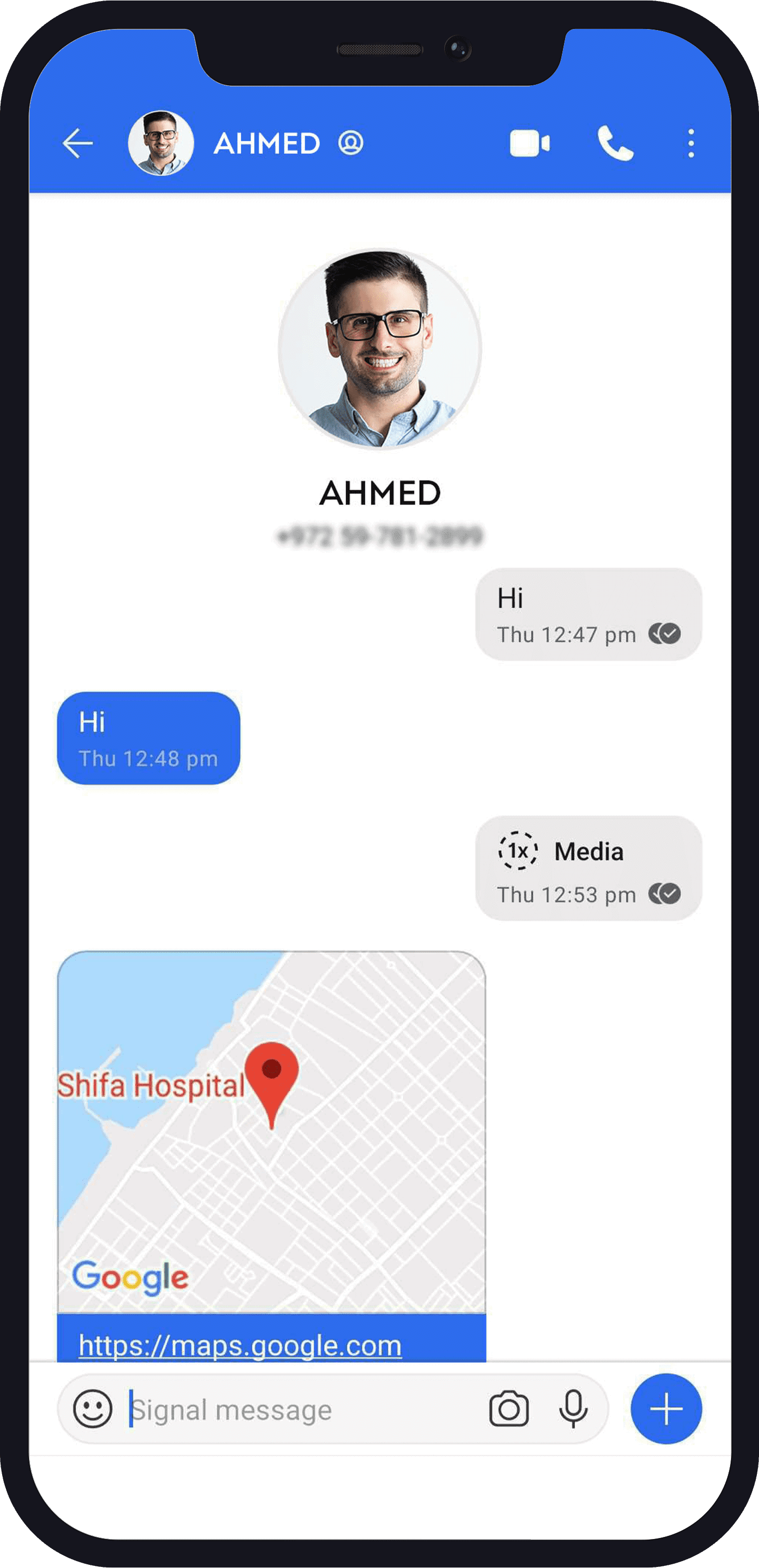 view once media view once media on Signal
