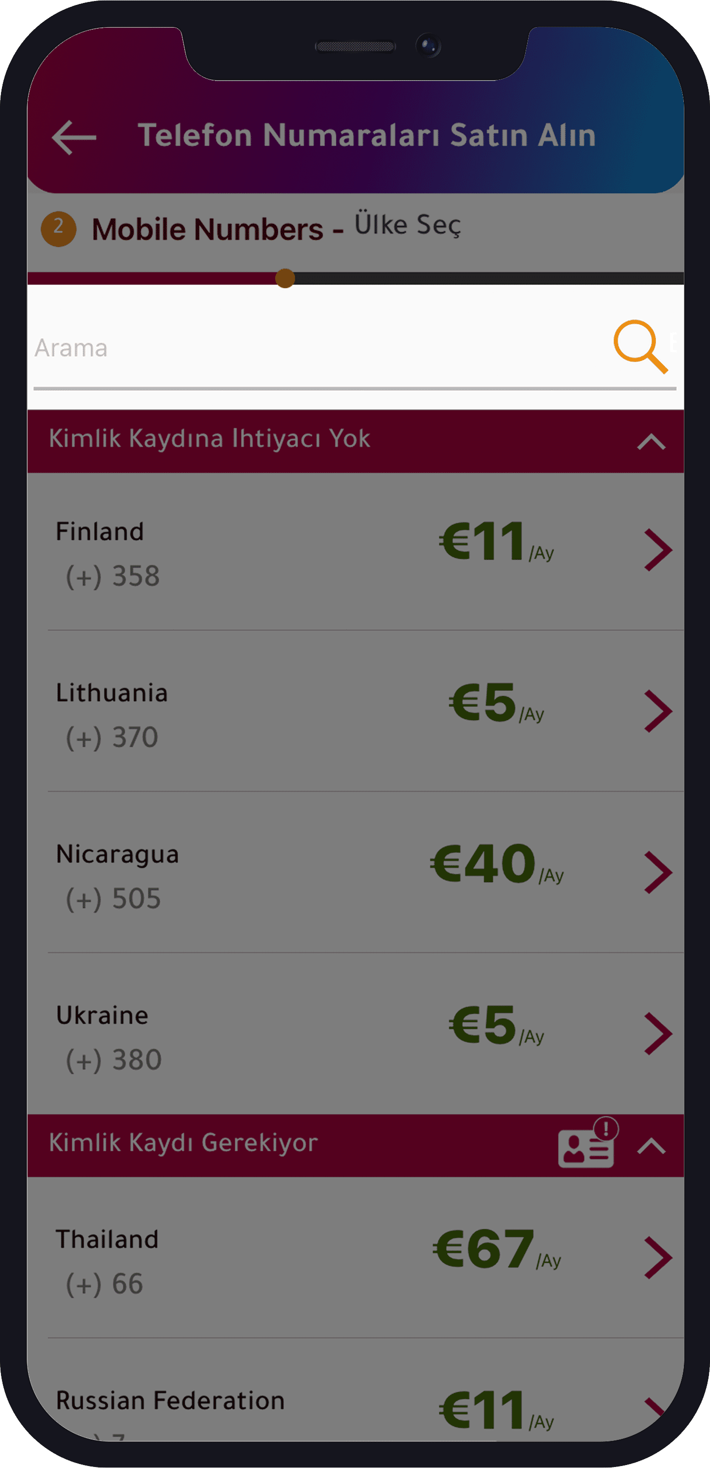 sahte telefon numarası