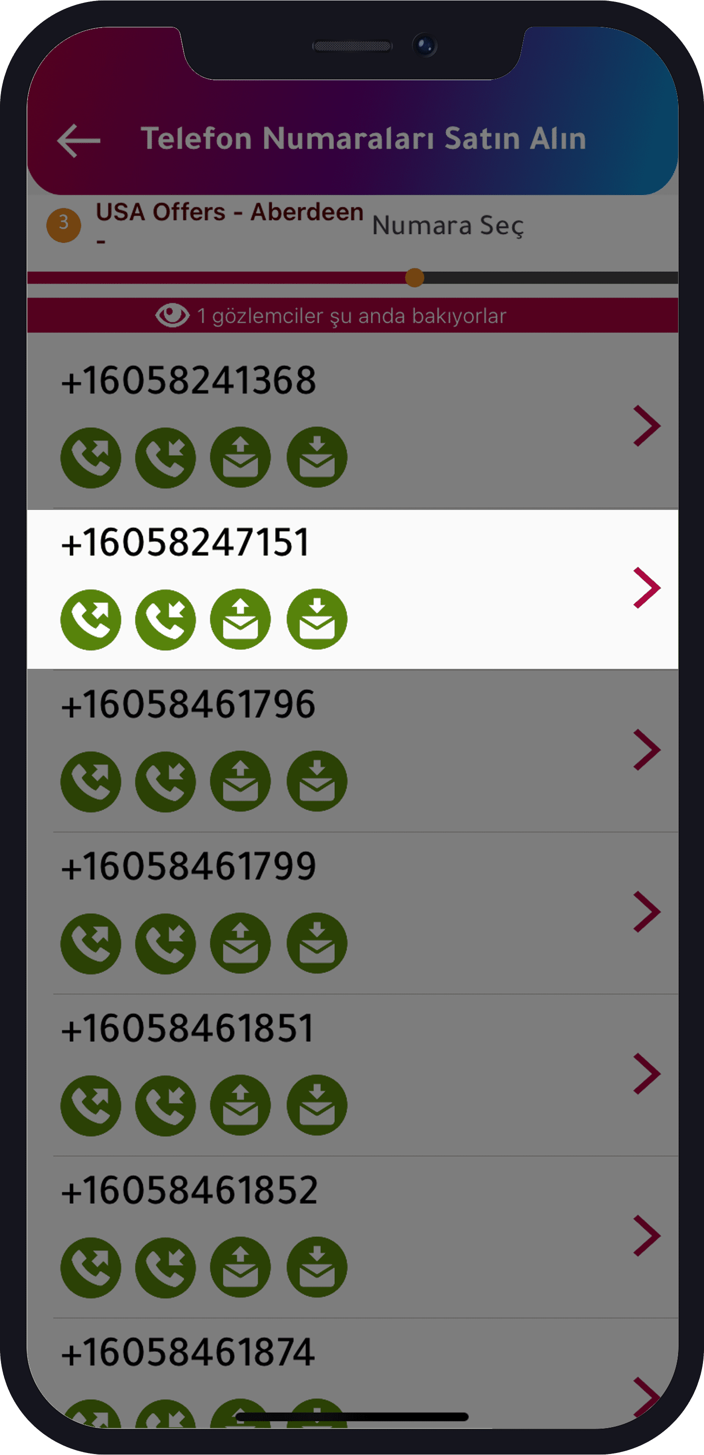 sahte telefon numarası