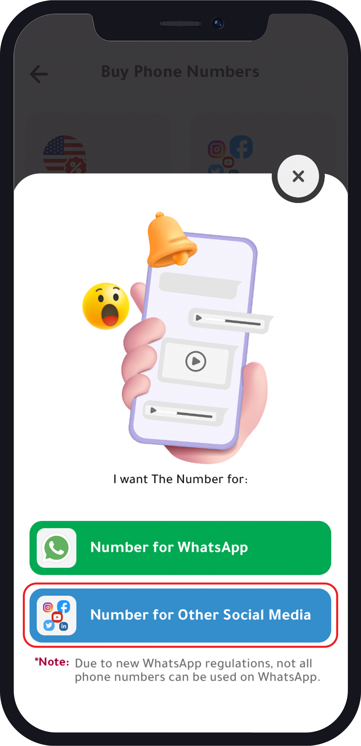 11 (1) número fake para o Telegram