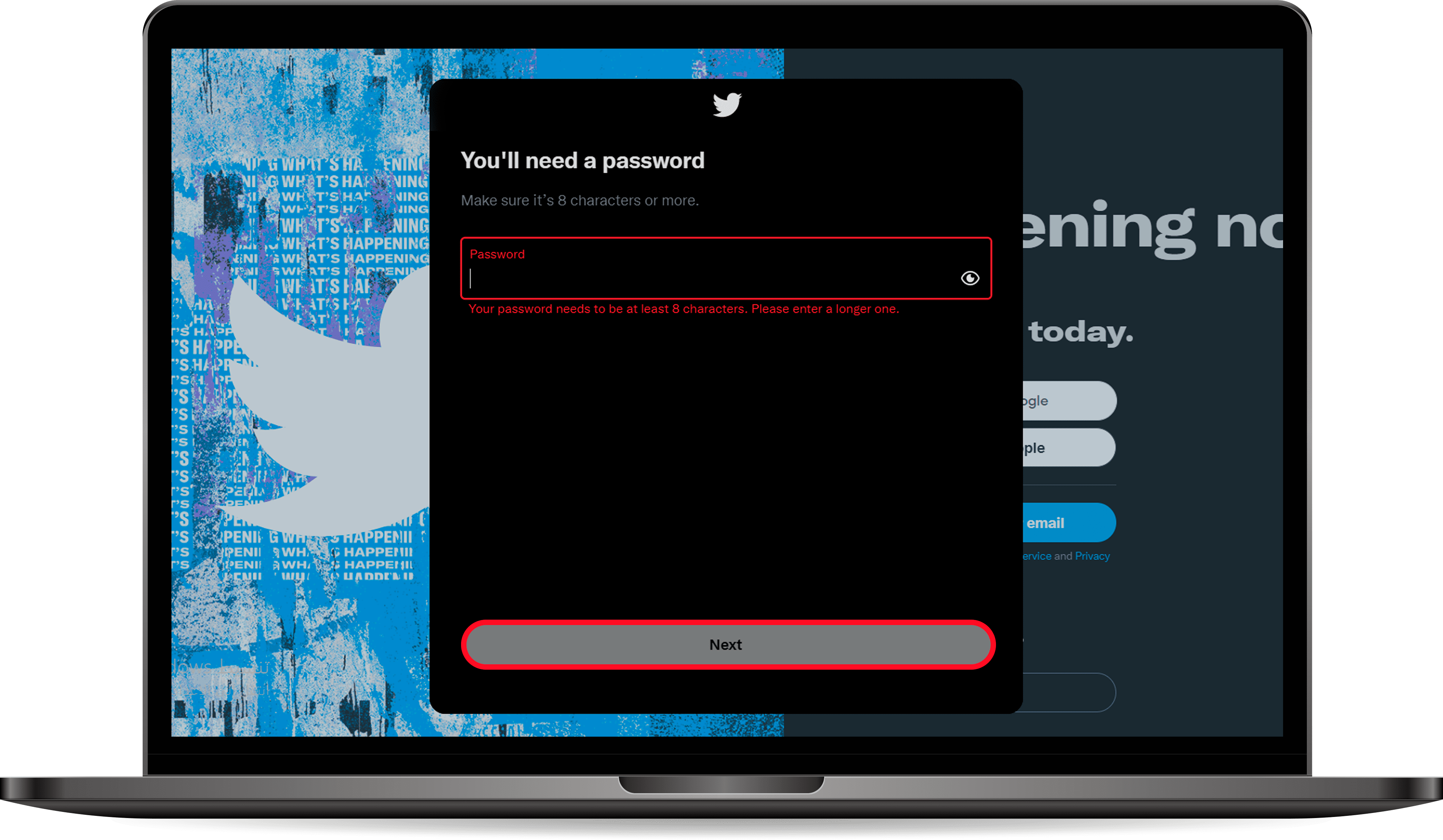 إنشاء حساب تويتر بدون رقم هاتف