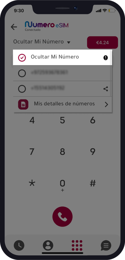segundo numero privado