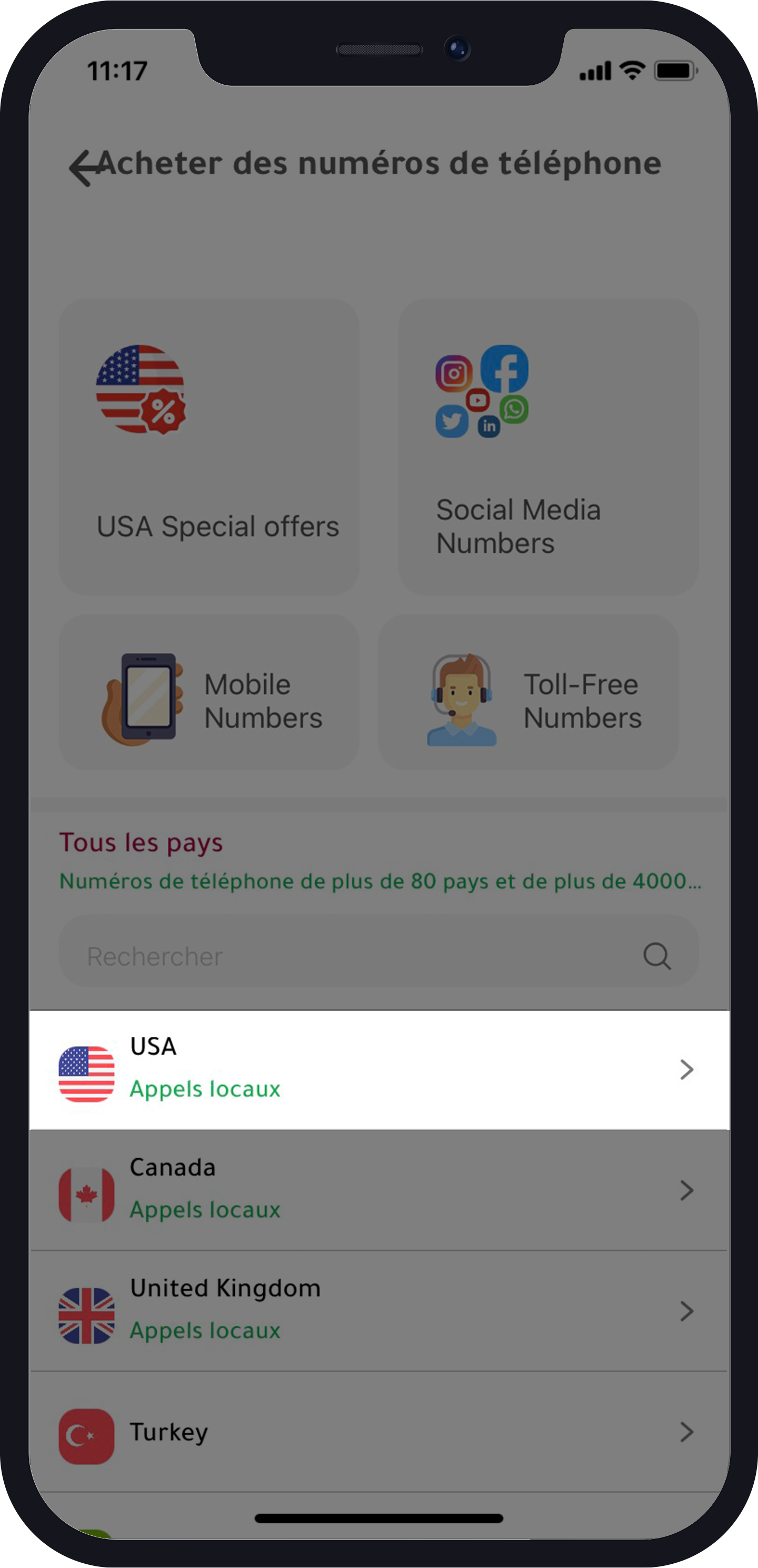 deuxième numéro de téléphone