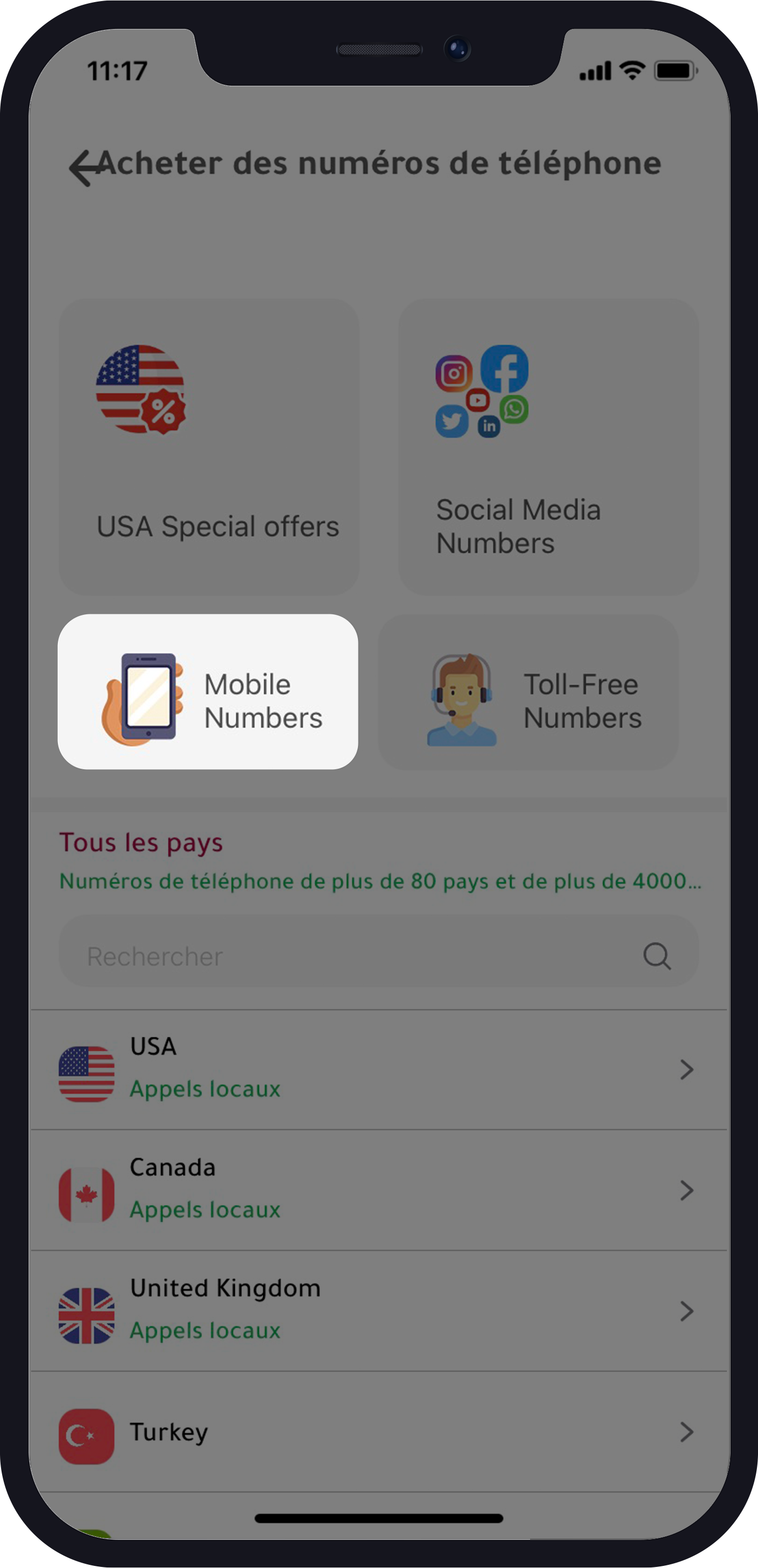 deuxième numéro de téléphone