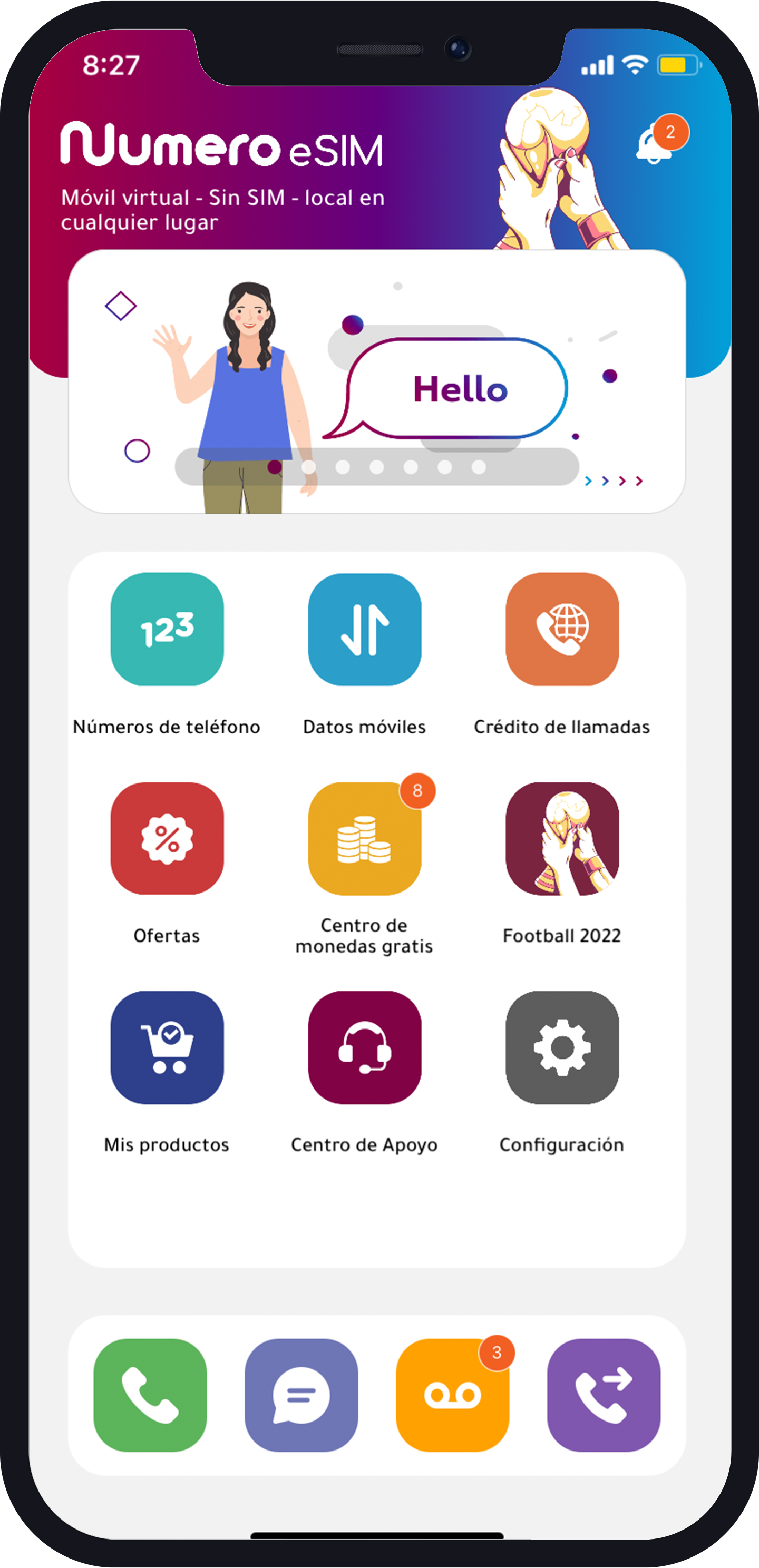 segundo numero privado