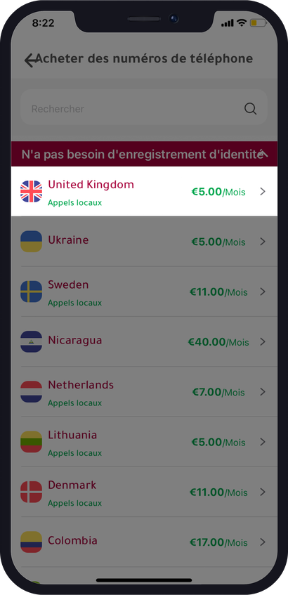 faux numéro de téléphone pour validation
