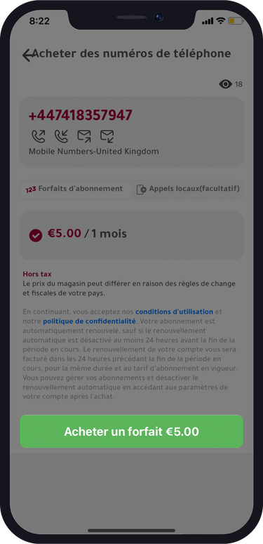 faux numéro de téléphone pour validation