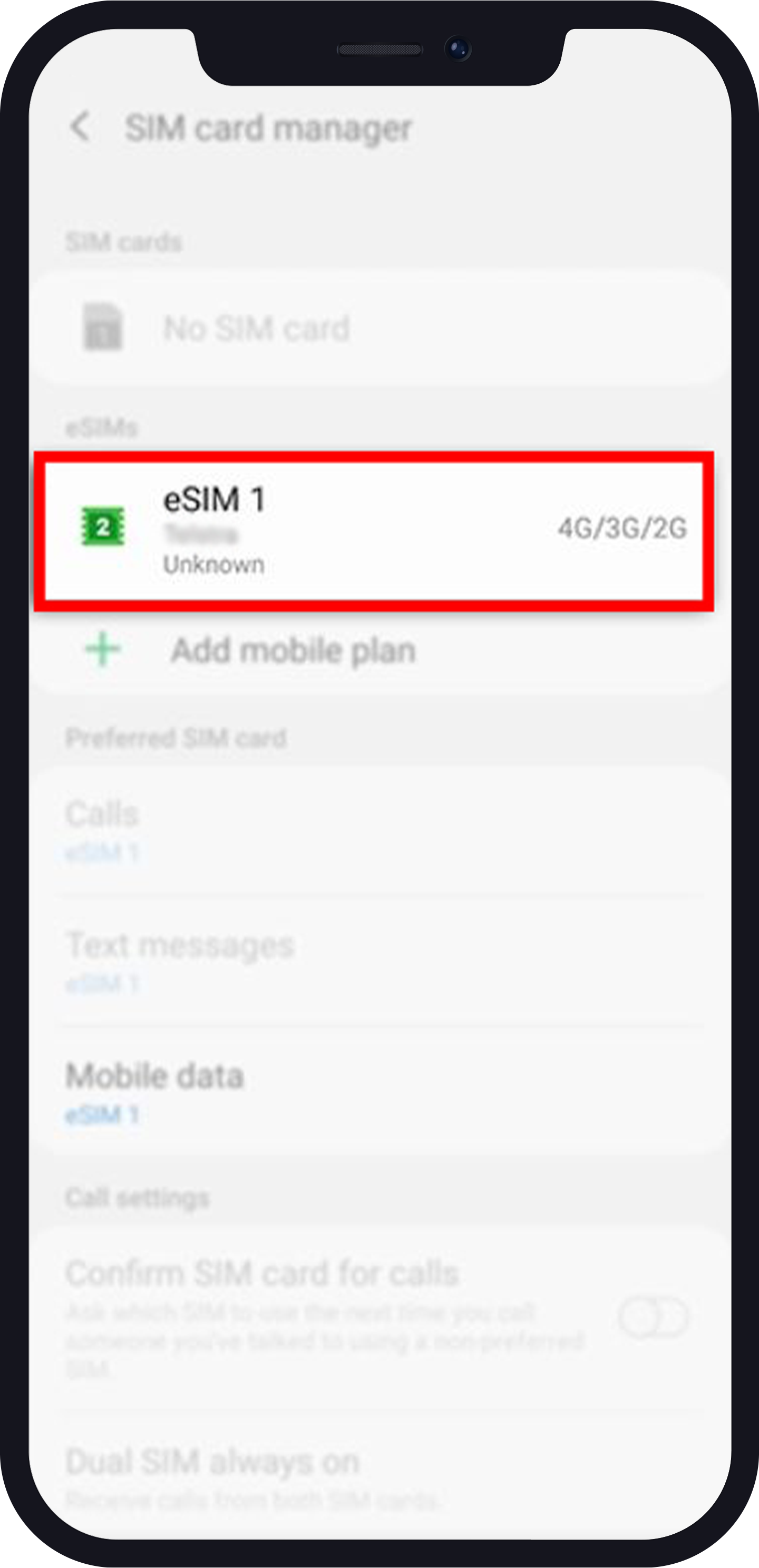 how to activate esim on Samsung s20