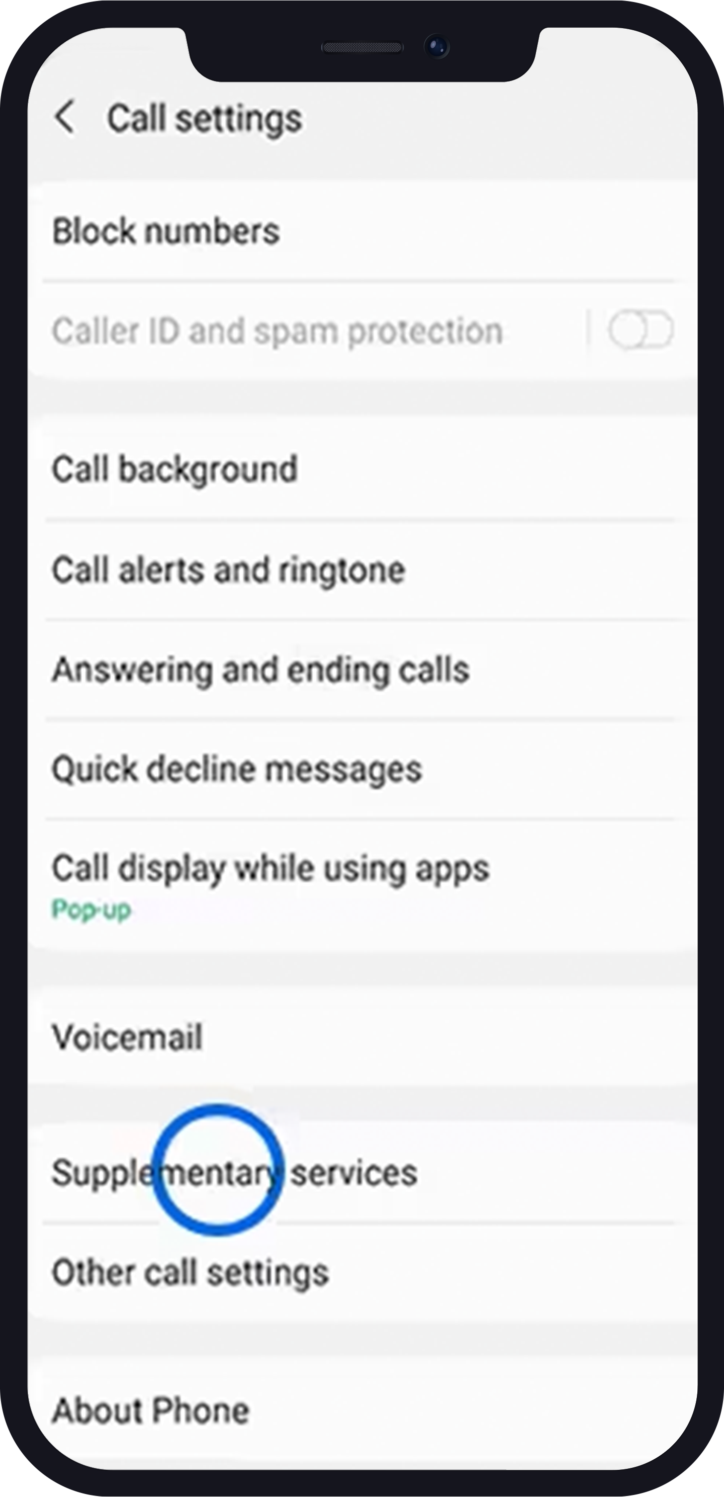 how to call someone who blocked you from samsung