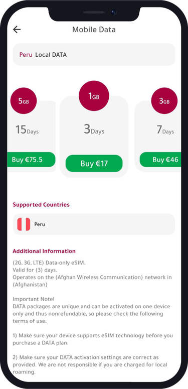eSIM Peru 1
