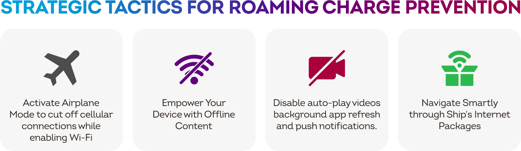 How to Avoid Roaming Charges on a Cruise