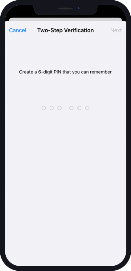 Two steps verification -  iPhone - 3 enable two steps verification on iPhone 3