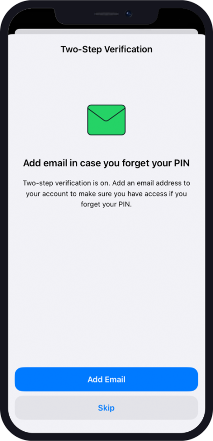 Two steps verification -  iPhone - 4 enable two steps verification on iPhone 4