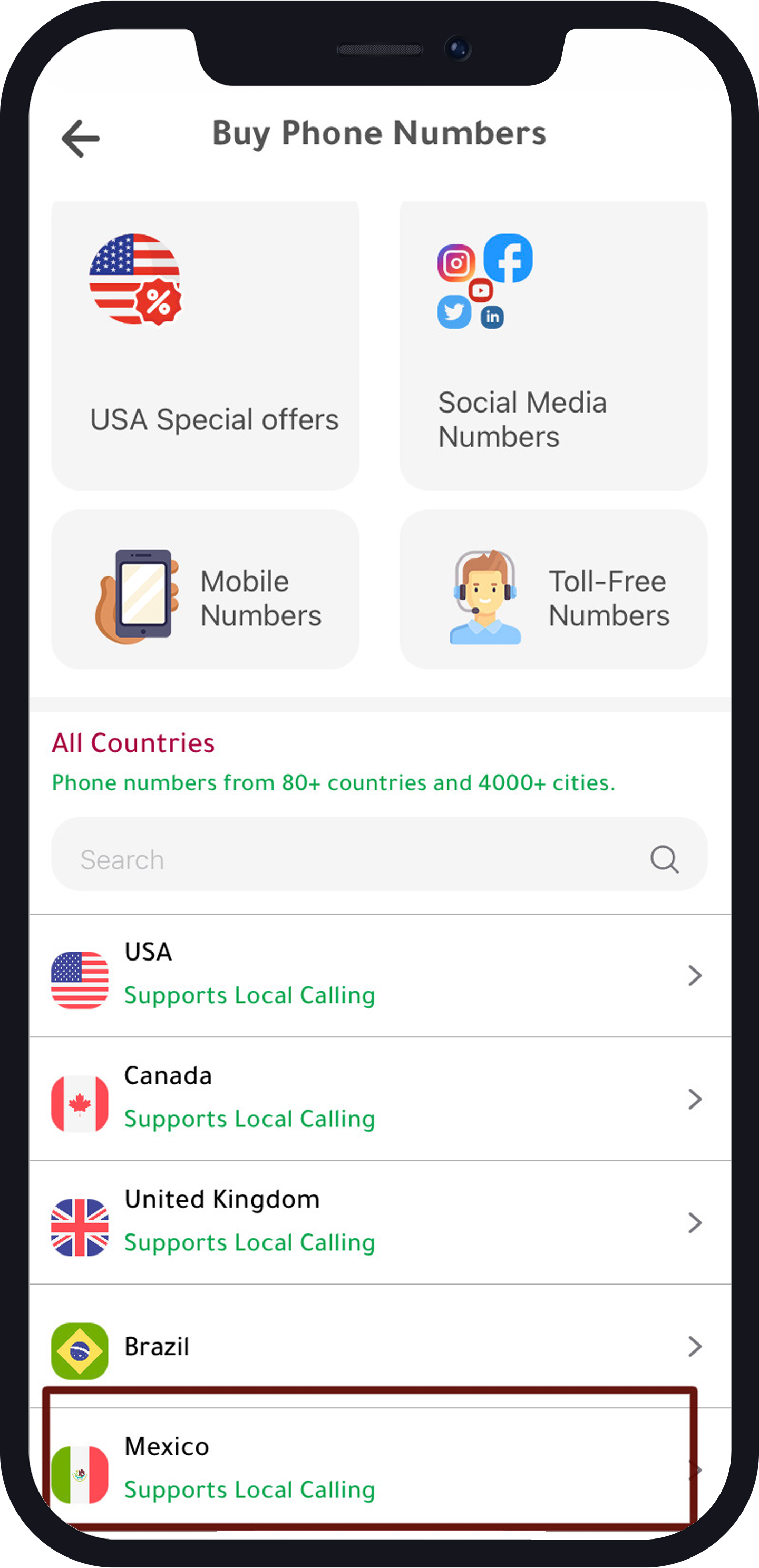 how to call Mexico from the US