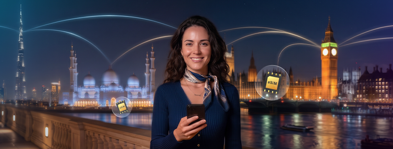 Travelling from the UAE to the UK? Stay Connected with the Right eSIM Plan