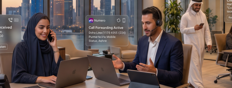 Never Miss a Business Call in Qatar: How Voicemail and Call Forwarding Work on Numero