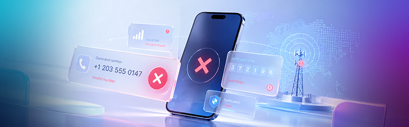 Why a “Generated” Phone Number Can Never Receive Your Code