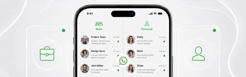 Two WhatsApp Accounts, One Phone: Split Work and Personal Without a Second SIM