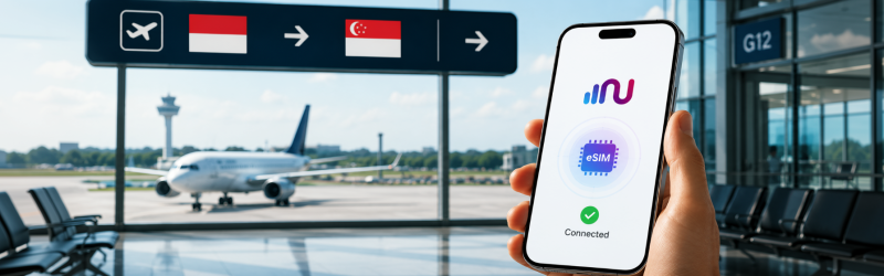 Flying to Singapore From Indonesia? Sort Your eSIM Before You Leave the Gate