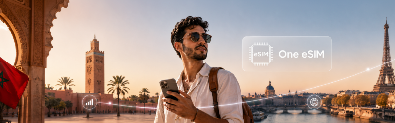 Leaving Morocco for Europe? One eSIM for the Whole Schengen Trip