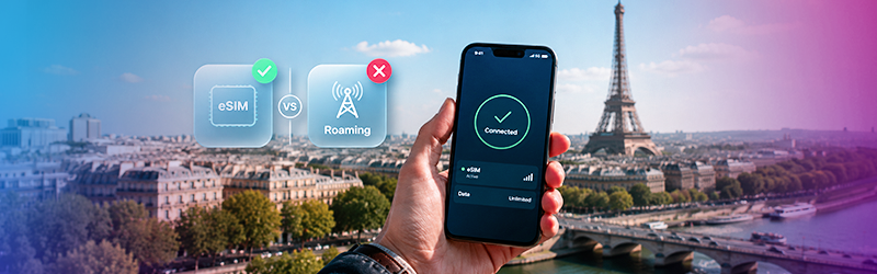 eSIM vs Roaming for Europe: Which Wins in 4 Real Trips (2026)